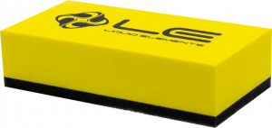 Applikator Block gelb mit Logo