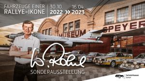 "Sonderausstellung: Walter Röhrl" im Technik Museum Speyer und Sonderausstellung "100 Jahre 24h von Le Mans" im Technik Museum Sinsheim