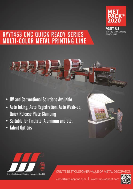 Exhibitor Shanghai Ruiyuan Printing Equipment Co. Ltd. METPACK